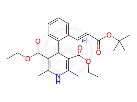 Chemical structure of Lacidipine