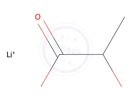 Chemical structure of Lithium lactate
