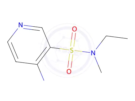 Chemical structure of 4-Amino-N-ethyl-N-methylpyridine-3-sulfonamide