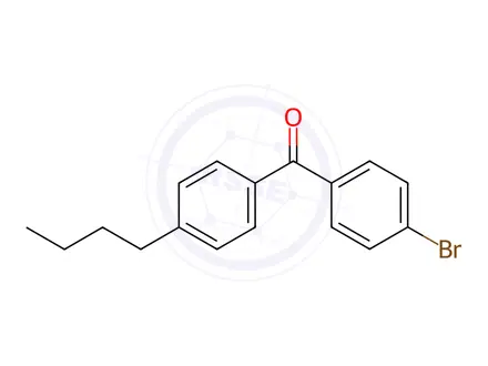 Chemical structure of (4-Bromophenyl)(4-butylphenyl)methanone