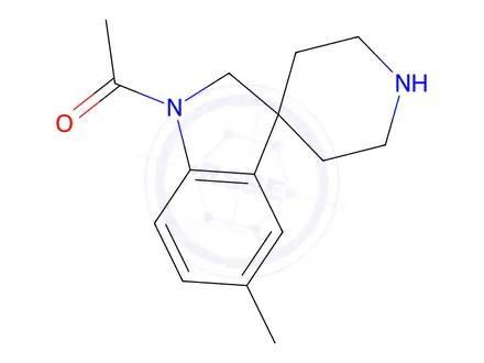 Chemical structure of 1-(5-Methylspiro[indoline-3,4'-piperidin]-1-yl)ethanone