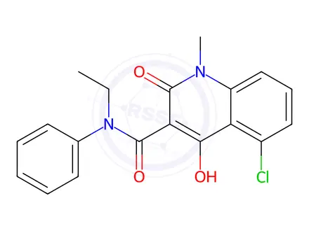 Chemical structure of Laquinimod