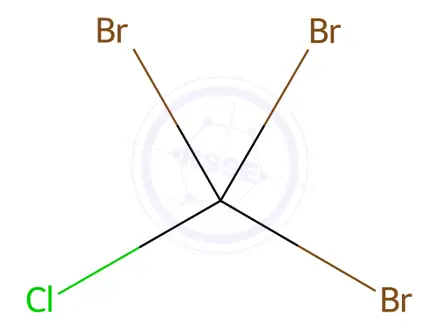 Chemical structure of Tribromochloromethane