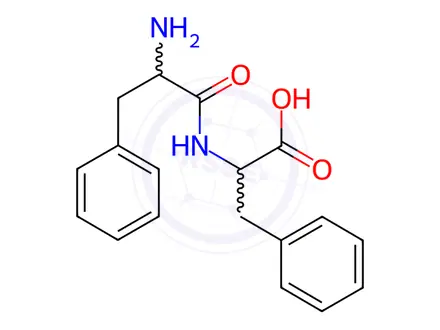 Chemical structure of Phenylalanylphenylalanine