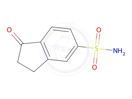 Chemical structure of 1-Oxo-2,3-dihydro-1h-indene-5-sulfonamide