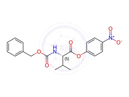 Chemical structure of Z-Val-ONp