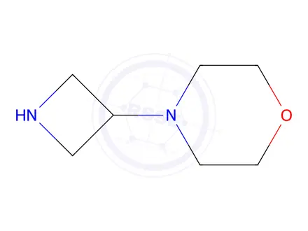 Chemical structure of 4-azetidin-3-ylmorpholine dihydrochloride