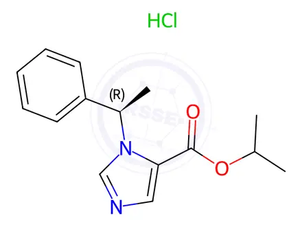 Chemical structure of (R)-Etomidate EP Impurity C HCl