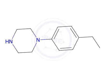 Chemical structure of 1-(4-ethylphenyl)piperazine