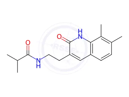 Chemical structure of N-(2-(7,8-Dimethyl-2-oxo-1,2-dihydroquinolin-3-yl)ethyl)isobutyramide