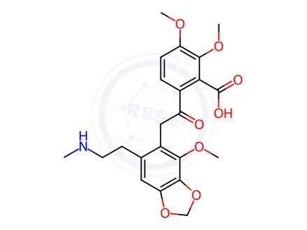 Chemical structure of Noscapine Impurity 13