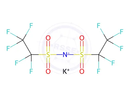 Chemical structure of Potassium bis((perfluoroethyl)sulfonyl)amide