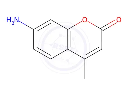 Chemical structure of 7-aMino-4-MethylcouMarin
