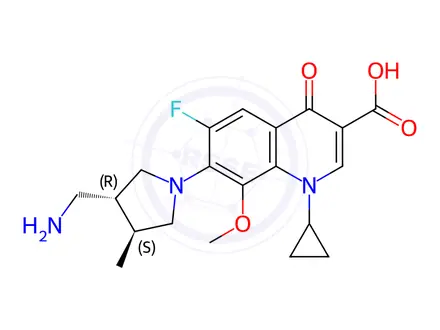 Chemical structure of Lascufloxacin Impurity 122