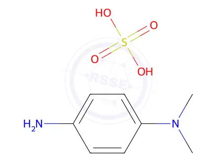Chemical structure of N,N-Dimethyl-p-phenylenediamine Sulfate