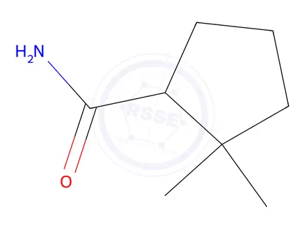 Chemical structure of Cyclopentanecarboxamide, 2,2-dimethyl-(9CI)
