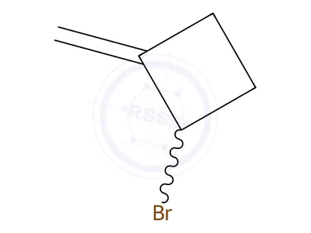 Chemical structure of Cyclobutane, 1-bromo-2-methylene-(8CI,9CI)