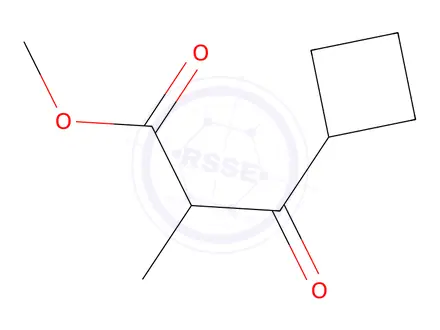 Chemical structure of Methyl 3-cyclobutyl-2-methyl-3-oxopropanoate