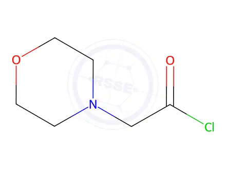 Chemical structure of 4-Morpholineacetyl Chloride