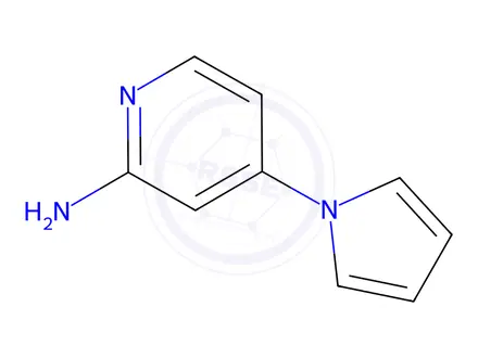 Chemical structure of 4-(1H-pyrrol-1-yl)pyridin-2-amine