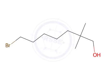 Chemical structure of 7-Bromo-2,2-dimethylheptan-1-ol