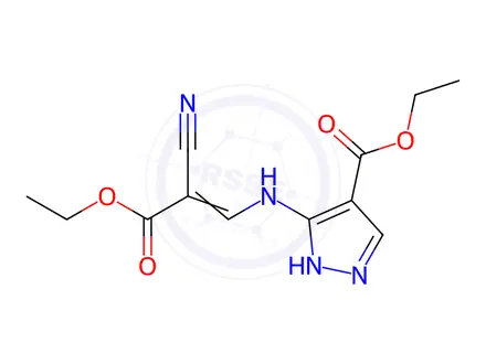 Chemical structure of Allopurinol Impurity F (Mixture of Z and E Isomers)