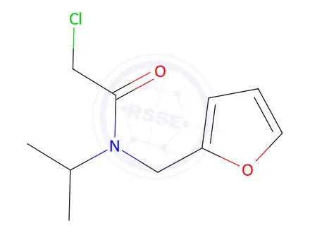 Chemical structure of 2-Chloro-N-(furan-2-ylmethyl)-N-isopropylacetamide