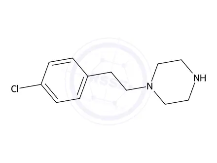 Chemical structure of 1-(4-Chlorophenethyl)piperazine