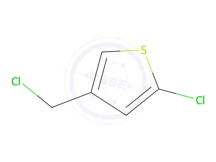 Chemical structure of 2-chloro-4-(chloromethyl)thiophene
