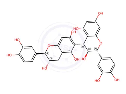 Chemical structure of Procyanidin B6
