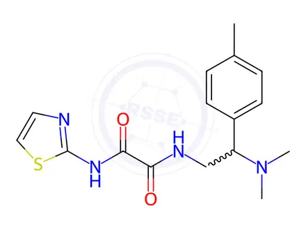 Chemical structure of N1-(2-(Dimethylamino)-2-(p-tolyl)ethyl)-N2-(thiazol-2-yl)oxalamide