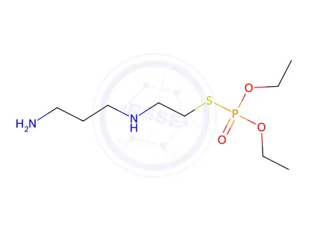 Chemical structure of S-(2-((3-aminopropyl)amino)ethyl) O,O-diethyl phosphorothioate