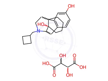 Chemical structure of Butorphanol tartrate