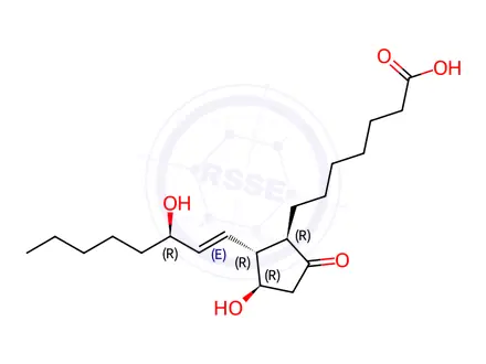 Chemical structure of Alprostadil Impurity 4 (Alprostadil EP Impurity D)