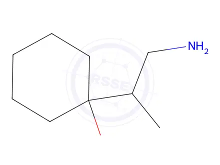 Chemical structure of 1-(1-Aminopropan-2-yl)cyclohexan-1-ol