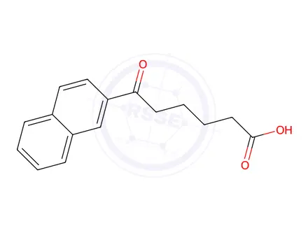 Chemical structure of 6-(2-Naphthyl)-6-oxohexanoic acid
