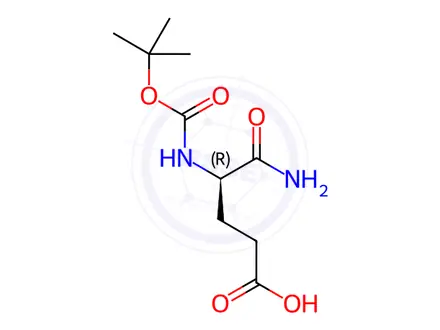 Chemical structure of Boc-D-Glu-NH?