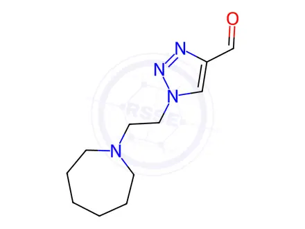 Chemical structure of 1-(2-(Azepan-1-yl)ethyl)-1H-1,2,3-triazole-4-carbaldehyde