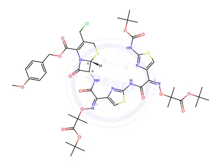 Chemical structure of Cefotaxime Impurity 61