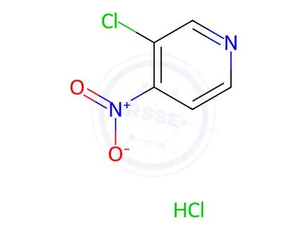 Chemical structure of 3-Chloro-4-nitropyridine hydrochloride