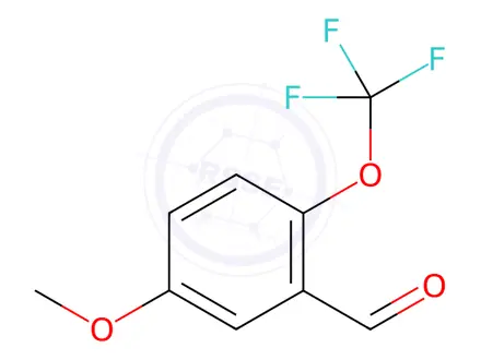 Chemical structure of 5-Methoxy-2-(trifluoromethoxy)benzaldehyde