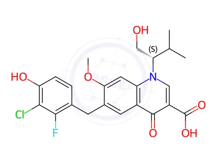 Chemical structure of Elvitegravir Impurity 34