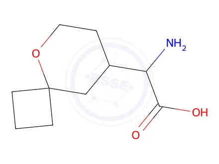 Chemical structure of 2-Amino-2-(5-oxaspiro[3.5]nonan-8-yl)acetic acid
