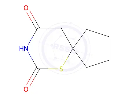 Chemical structure of 6-Thia-8-azaspiro[4.5]decane-7,9-dione(6CI)