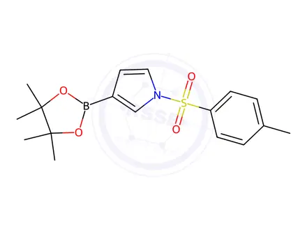 Chemical structure of 3-(4,4,5,5-Tetramethyl-1,3,2-dioxaborolan-2-yl)-1-tosyl-1H-pyrrole