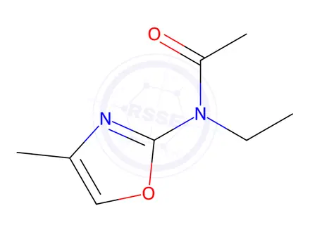 Chemical structure of N-Ethyl-N-(4-methyloxazol-2-yl)acetamide