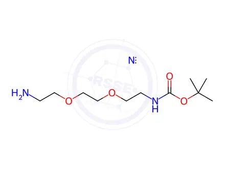 Chemical structure of Boc-NH-PEG-amine (MW 2000)