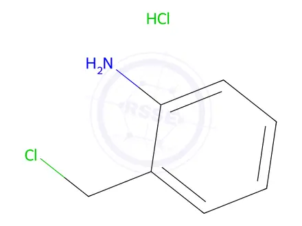 Chemical structure of 2-(Chloromethyl)aniline hydrochloride