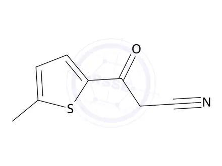 Chemical structure of 3-(5-methylthiophen-2-yl)-3-oxopropanenitrile