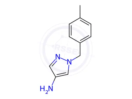 Chemical structure of 1-[(4-methylphenyl)methyl]-1h-pyrazol-4-amine dihydrochloride